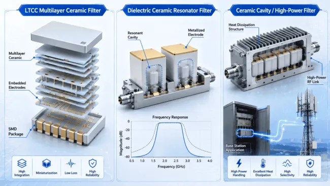 Ceramic Band Pass Filter