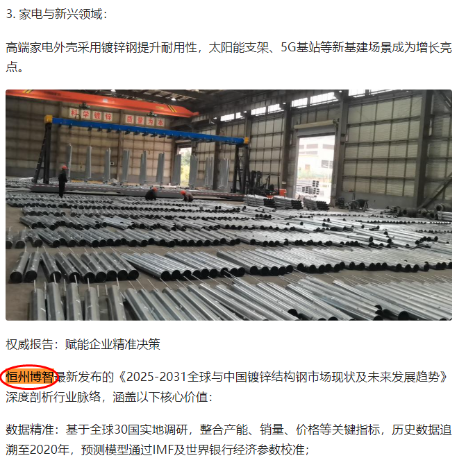 Toutiao has included the galvanised structural steel market report published by Hengzhou Bozhihui.